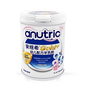 anutric安纽希 gold+幼儿配方羊乳粉3段(索康)