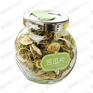 都市翡翠玻璃罐装干苦瓜片茶(翡翠)