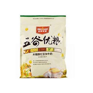 皇麦世家木糖醇红豆牛奶无糖早餐麦片